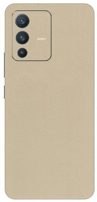 Vcare GadGets Cream Leather vivo V23 5G Mobile Skin(Cream Leather)