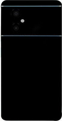 LAMHA Poco M4 5G, poco m4 5g Mobile Skin(Black)