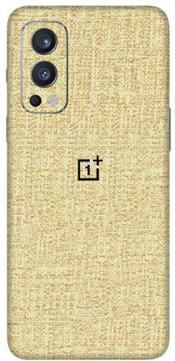 Vcare GadGets One Plus Nord 2 5G Skin Back Side With Camera Protection High Quality Premium Mobile Skin(Wooden Hemp Light)