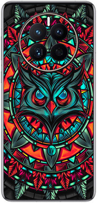 FCS Huawei Mate 50 Printed Back skin Mobile Skin(Owls)