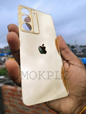REJKLP REALME P3X 5G GOLDEN MIRROR BACK PANNEL Mobile Skin(GOLDEN)