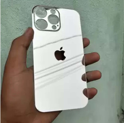 GPTECK IPHONE 14 PRO MAX BACK SKIN ACRYLIC SHEET Mobile Skin(Silver)