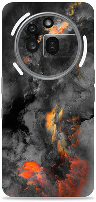 SkinoMania Nothing phone 3A Pro 5G Premium Vinyl Mobile Skin (Multicolor) Mobile Skin(Black-clouds)