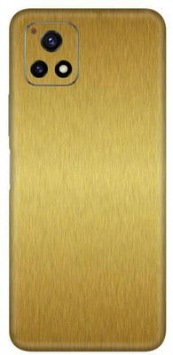 Vcare GadGets Brushed Gold vivo Y72 5G Mobile Skin(Brushed Gold)