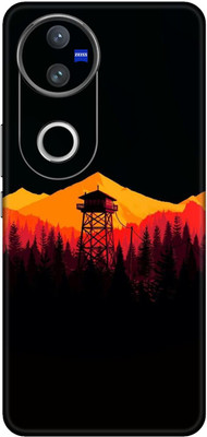 SKINFACTORY VIVO V50 5G Premium Vinyl BACK 155 Mobile Skin(Multicolor)