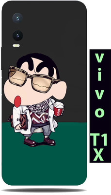 TJ CREATION Vivo T1x Mobile Skin(Ultra Super Happy Shinchan Skin With High Matte Finish.)