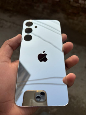 TWUAOP SAMSUNG GALAXY A54 5G MIRROR BACK PANNEL ACRYLIC SHEET APPLE Mobile Skin(Silver)