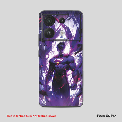 VYBE The Smart Choice Poco X6 Pro Super Hero Mobile Skin(Multy colorA/13)