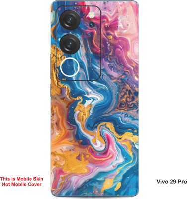 VYBE The Smart Choice Vivo 29 Pro Abstract Embossed Mobile Skin(Bashful Pink 2)