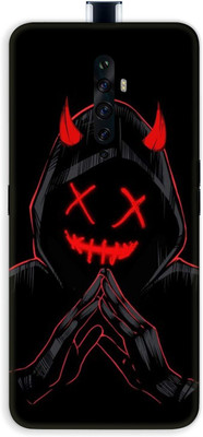 Jeeva Creation OPPO Reno 2z Mobile Skin(Ultra Super Black Devil Skin With High Matte Finish.)
