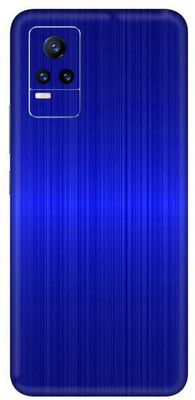 Vcare GadGets Vivo Y21e 5 G Mobile Skin(Dark Blue Brushed)