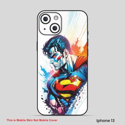 VYBE The Smart Choice iPhone 13 Super Hero Mobile Skin(Ball Blue, White 4)