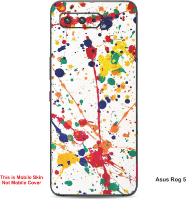 VYBE The Smart Choice Asus Rog 5 Art Embossed Mobile Skin(Soapstone 1)