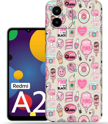 Skinex Mi A2, Pink queen Mobile Skin(Multicolor Mobile Skin With camera protector (Back + Camera + Side))