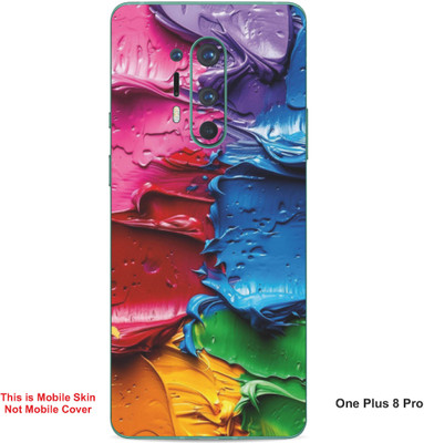 VYBE The Smart Choice One Plus 8 Pro Pattern Embossed Mobile Skin(Rose Madder A3)
