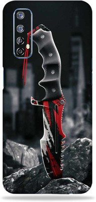 LAMHA Realme 7 Mobile Skin(Ultra Super Killer Knife With High Matte Finish.,.)