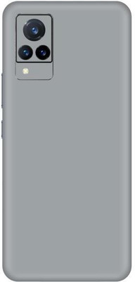Vcare GadGets Glossy Silver vivo V21 5G Mobile Skin(Glossy Silver)