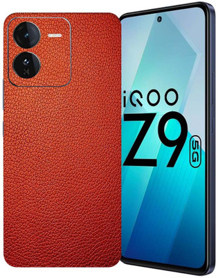 OggyBaba OggyBaba Vivo iqoo Z9 5g Mobile Skin(Red Leather)