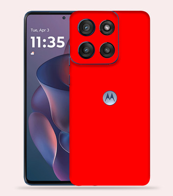 OggyBaba OggyBaba Moto G60 pro 5g Mobile Skin(Red Matte)
