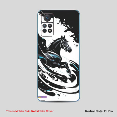 VYBE The Smart Choice Redmi Note 11Pro Animal Mobile Skin Mobile Skin(Ceramic, Black A31)