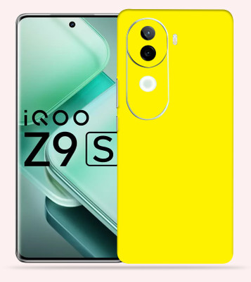 OggyBaba Vivo Iqoo Z9s 5g Mobile Skin(Yellow Matte)