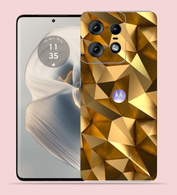 WeCre8 Skin's WeCre8 Skin's Motorola Edge 50 Pro Mobile Skin(Golden poly)