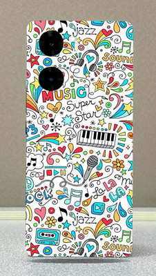 SkinoMania Vivo V29e Mobile Skin(Music-Graffiti Multicolor Mobile Skin)