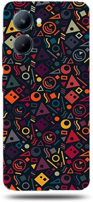 TJ CREATION REALME C33 Mobile Skin(Ultra Super Geometric Shape Skin With High Matte Finish.)