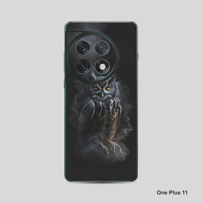 VYBE The Smart Choice One Plus 11 Owl Mobile Skin Mobile Skin(Charcoal Grey 17)