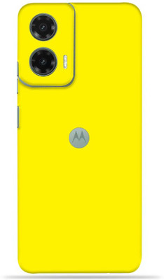 OggyBaba OggyBaba Moto G35 5g Mobile Skin(Yellow-Matte)