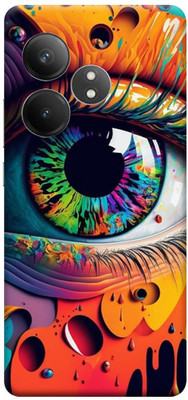 WeCre8 Skin's Realme GT 6T 5G Mobile Skin(Eye abstract Multicolor Mobile Skin)