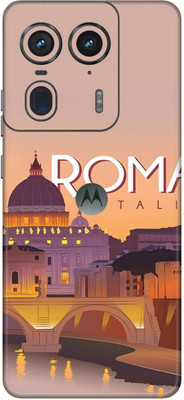 SKINFACTORY MOTOROLA EDGE 50 ULTRA 5G Premium Vinyl BACK Mobile Skin(Multicolor)