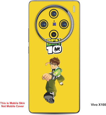 VYBE The Smart Choice Vivo X100 Ben 10 Embossed Mobile Skin(Golden Yellow B17)