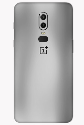 Vcare GadGets OnePlus 6 Mobile Skin(Silver)