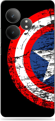 SkinoMania Realme GT 6T Mobile Skin(Captain-America-Shield)