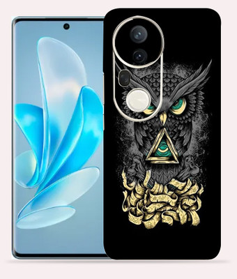 OggyBaba OggyBaba Vivo T4 Ultra Mobile Skin(Black Angry Owl)