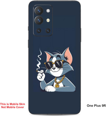 VYBE The Smart Choice One Plus 9R Tom Embossed Mobile Skin(Dark Blue Grey 21)