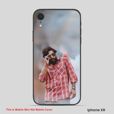 VYBE The Smart Choice iPhone XR Allu Arjun Mobile Skin(Cadet Grey 5)