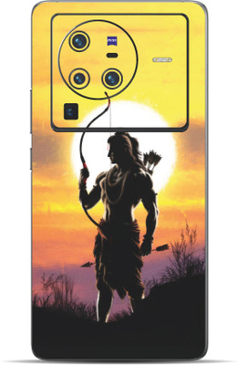 VYBE Vivo X80 Pro Shree Ram Mobile Skin Mobile Skin(Chinese Violet 42)
