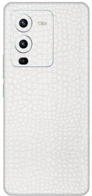 Vcare GadGets V25 Pro Mobile Skin(White Textured Leather)