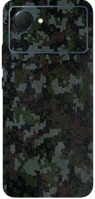 TJ CREATION Realme Narzo 50i Prime Mobile Skin(Ultra Super Camouflage Military Digital Skin With High Matte Finish.)