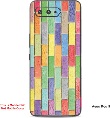VYBE The Smart Choice Asus Rog 5 Pattern Embossed Mobile Skin(Moonstone Blue 1)