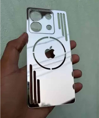 MOBIZONE POCO X6 5G SILVER MIRROR BACK PANNEL Mobile Skin(Silver)