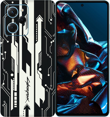 SkinoMania POCO X5 Pro 5G Mobile Skin(B&W Cyber)