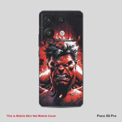 VYBE The Smart Choice Poco X6 Pro Super Hero Mobile Skin(Multy colorA/3)