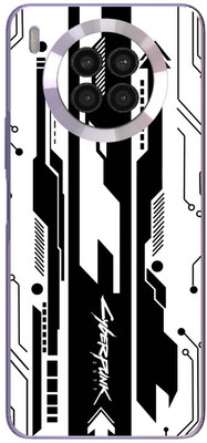 FCS Huawei nova 8i Printed Back skin Mobile Skin(Cyber Punk White)