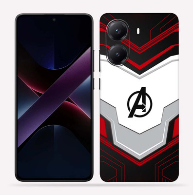 OggyBaba OggyBaba Poco X7 pro 5g Mobile Skin(Avengers-Logo)