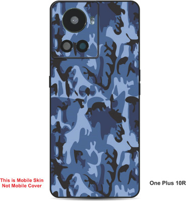 VYBE The Smart Choice One Plus 10R Camouflage Embossed Mobile Skin(Judge Grey A9)