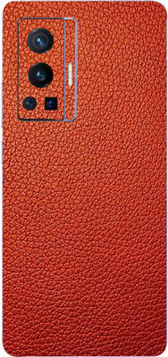 TJ CREATION Vivo X70 Pro, vivo x70 pro Mobile Skin(Ultra Super Red Leather Skin With High Matte Finish., Mobile Skin (Back+Side+Camera))