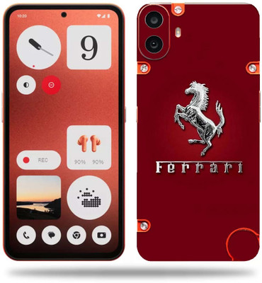 WeCre8 Skin's WeCre8 Skin's Nothing_CMF_Phone_1 Mobile Skin(Ferrari Logo)